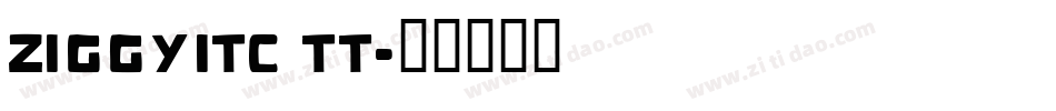 ZiggyITC TT字体转换